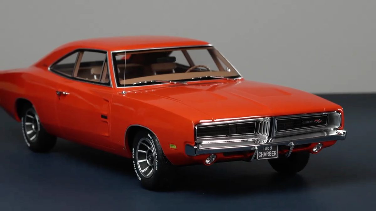 Dodge Charger 1969 General Lee Dukes Of Hazzard OTTO Mobile 1/12 Résine G060