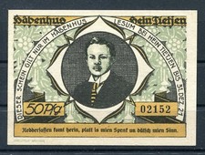 Brema - Hanover Lesum 50 fenigów Notgeld Hein Tietjen ............................ z1300