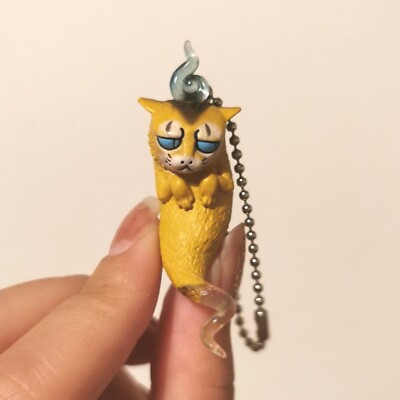 Neko Tamashi Cat Soul Ghost Charm Gashapon / Gacha / Capsule Toy - Abyssinian 