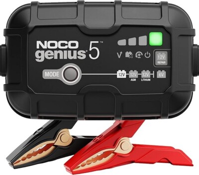 NOCO Autobatterie Ladegerät GENIUS5 UK Portable Smart Charger 5A 6V & 12V NEU