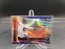 L.J. Collier 2019 Unparalleled Infinite #228 /150 TCU Seahawks RC Rookie