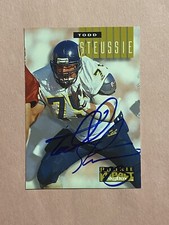 Todd Steussie 1994 Skybox Impact IP Auto Autograph
