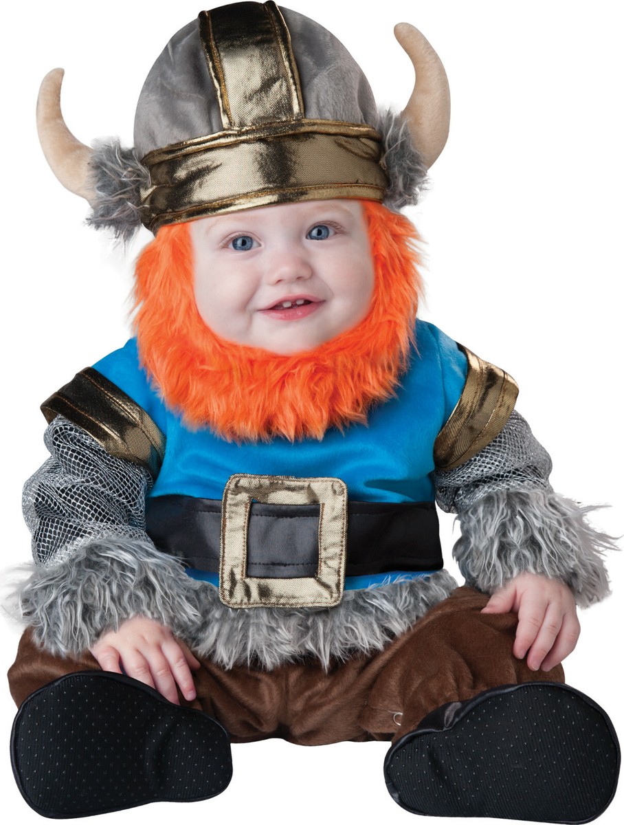 InCharacter Lil' Viking Baby Costume, X-Small (0-6 Months) 6046