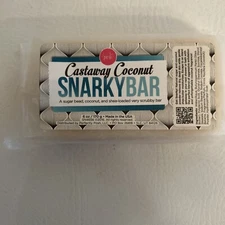 Perfectly Posh Castaway Coconut Snarky Bar Exfoliating Scrub Bar 
