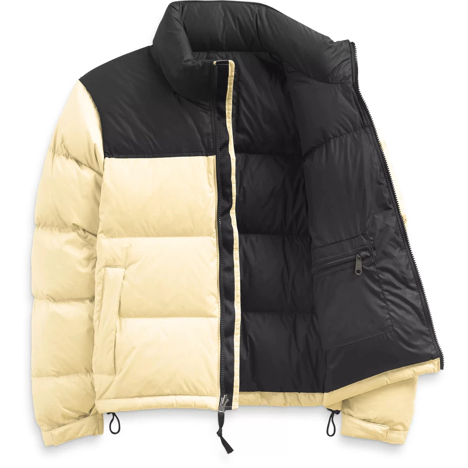 Chaqueta acolchada retro para mujer The North Face Plus Banana 1996 Nuptse 700 nueva Foto 3 de 4