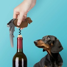 Dog Corkscrew Opener Winer Bottle Fred Dog Sh...