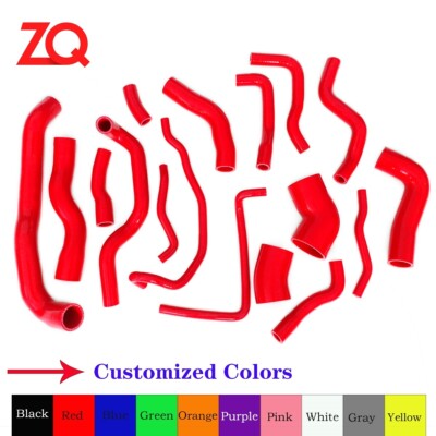 Red Silicone Radiator Coolant Hose For 2008-2014 VW Scirocco/GTI 2.0 TFSI EA888