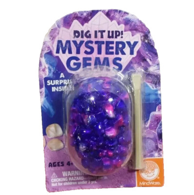 Dig It Up! Mystery Gems Mindware Chip & Chisel- One Surprise Stone- Free Ship