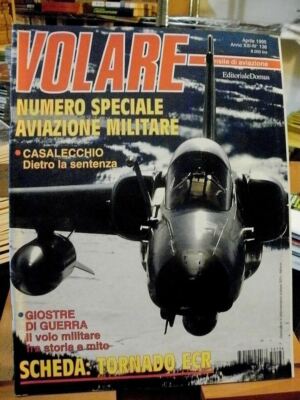 Luftfahrtmagazin VOLARE Nr. 136-1995 / Karte Tornado ECR / Militärische Luftfahrt