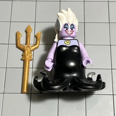Ursula LEGO Minifigure Figure with Trident Disney The Little Mermaid 71012 C3 67 - Image 1 of 2