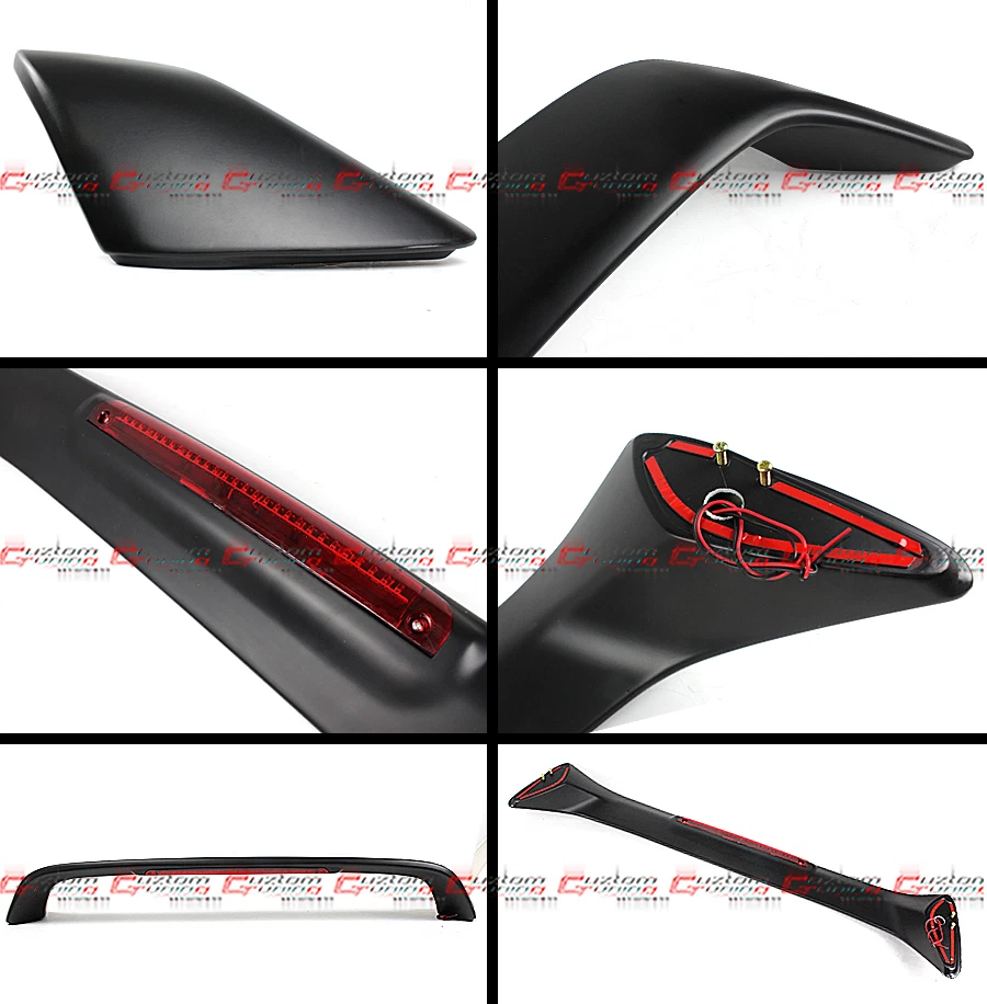 PARA HONDA CIVIC 1996-00 CUPÉ DE 2 PUERTAS EM EJ Si alerón de maletero con luz de freno led Foto 2 de 3