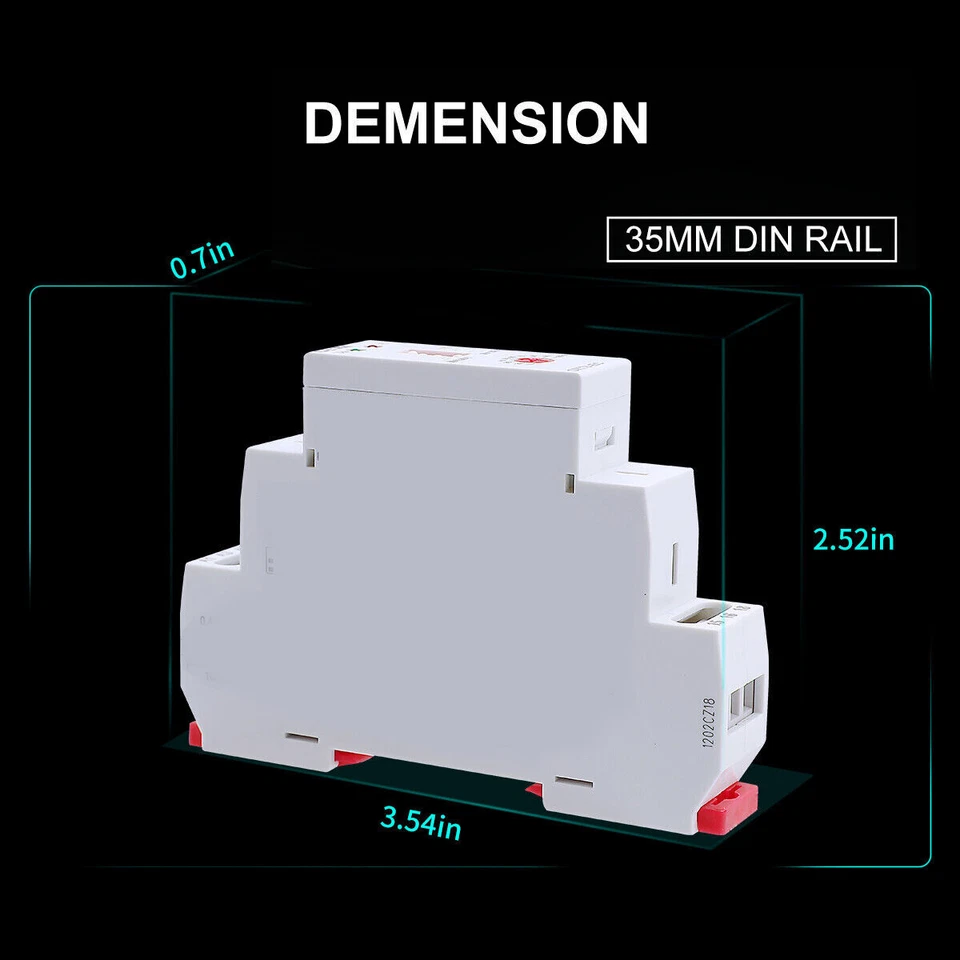 Hilfsrelais AC/DC12/24/48/110V AC220V 8/16A Zwischenmodul Relais - Bild 3 von 4
