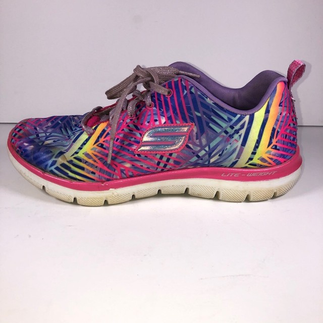 Skechers Girls Skech Appeal 2.0 Athletic Shoes Blue 81685L Lace up Low Top 5 for sale online | eBay