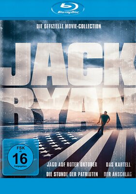 Jack Ryan Box (u. a. Das Kartell + Jagd auf Roter Oktober) # 4-BLU-RAY-BOX-NEU