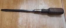 Mac Tools Vintage 3/8"×7" Blade Flat Head Screwdriver Wooden Handle USA J8