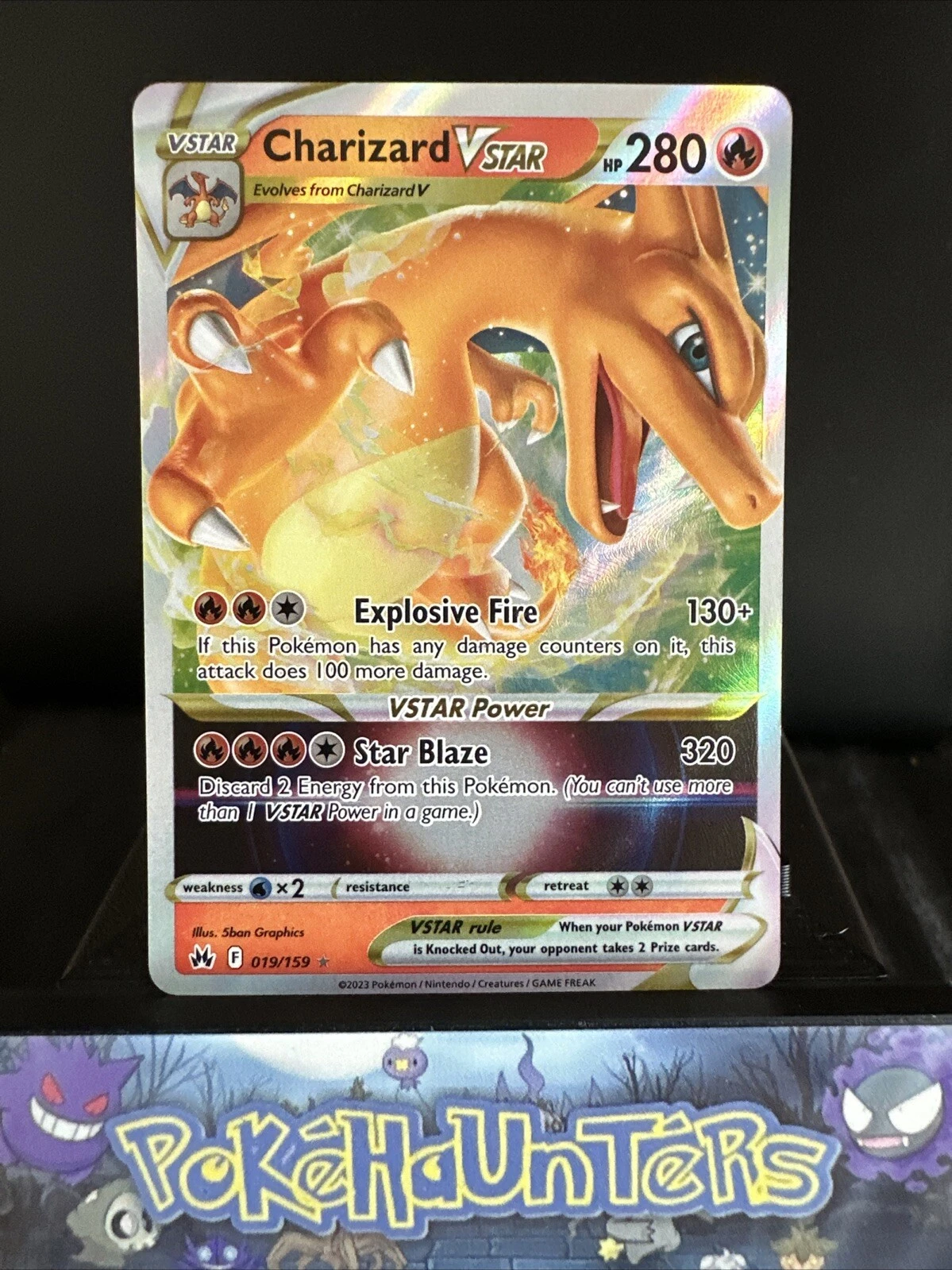 Pokemon Card Charizard VSTAR 019/159 Crown Zenith Ultra Rare NM