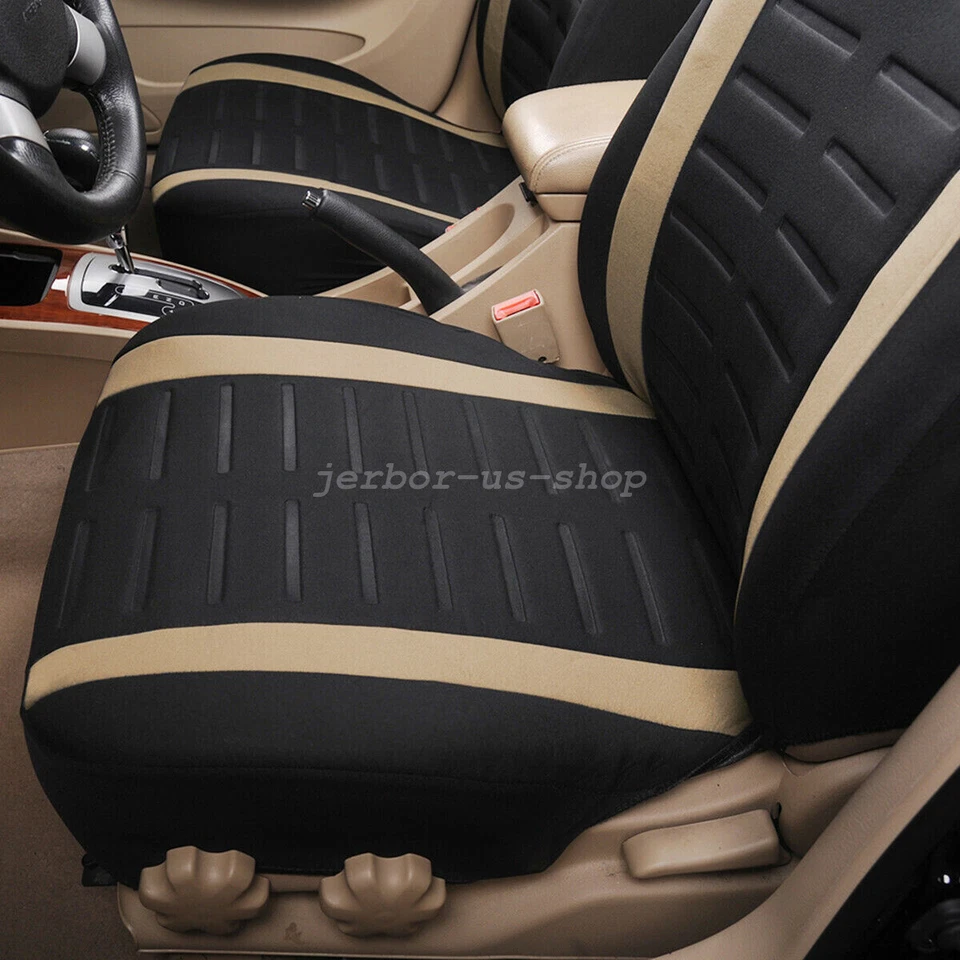 Juego completo de fundas protectoras universales lavables para asientos de auto accesorios de coche 9 piezas Foto 4 de 4