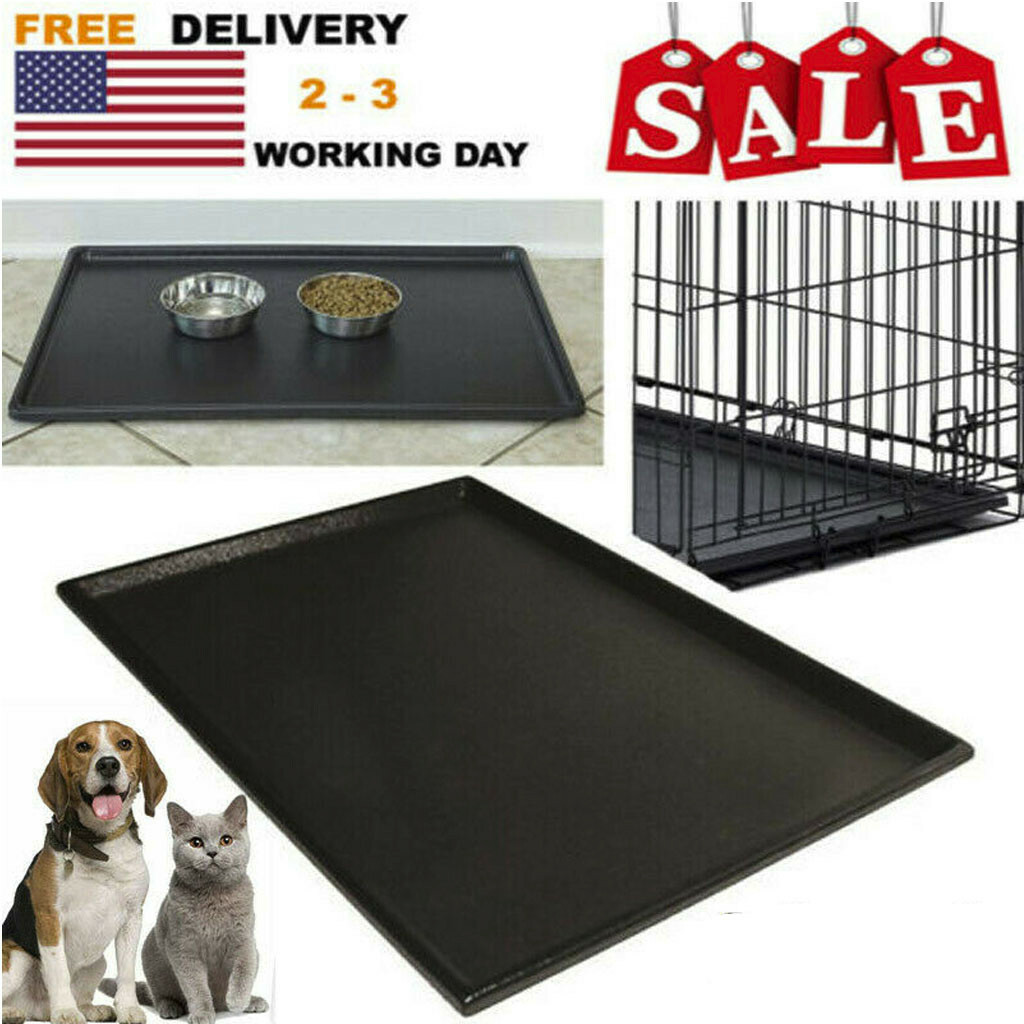 Pet Dog Crate Replacement Pan 42 In Plastic Liner Repl Tray Floor Cage