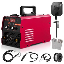 3 IN 1 MIG Welder Gasless 220V Inverter 350A MIG ARC TIG Welding Machine