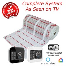 Electric Underfloor Heating mat kit 150w per m2 All Sizes in this Listing