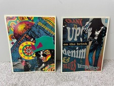 Vintage Gitano Techno America Folders 9.25"x12.25" Denim  Blues Rhythm Reigns