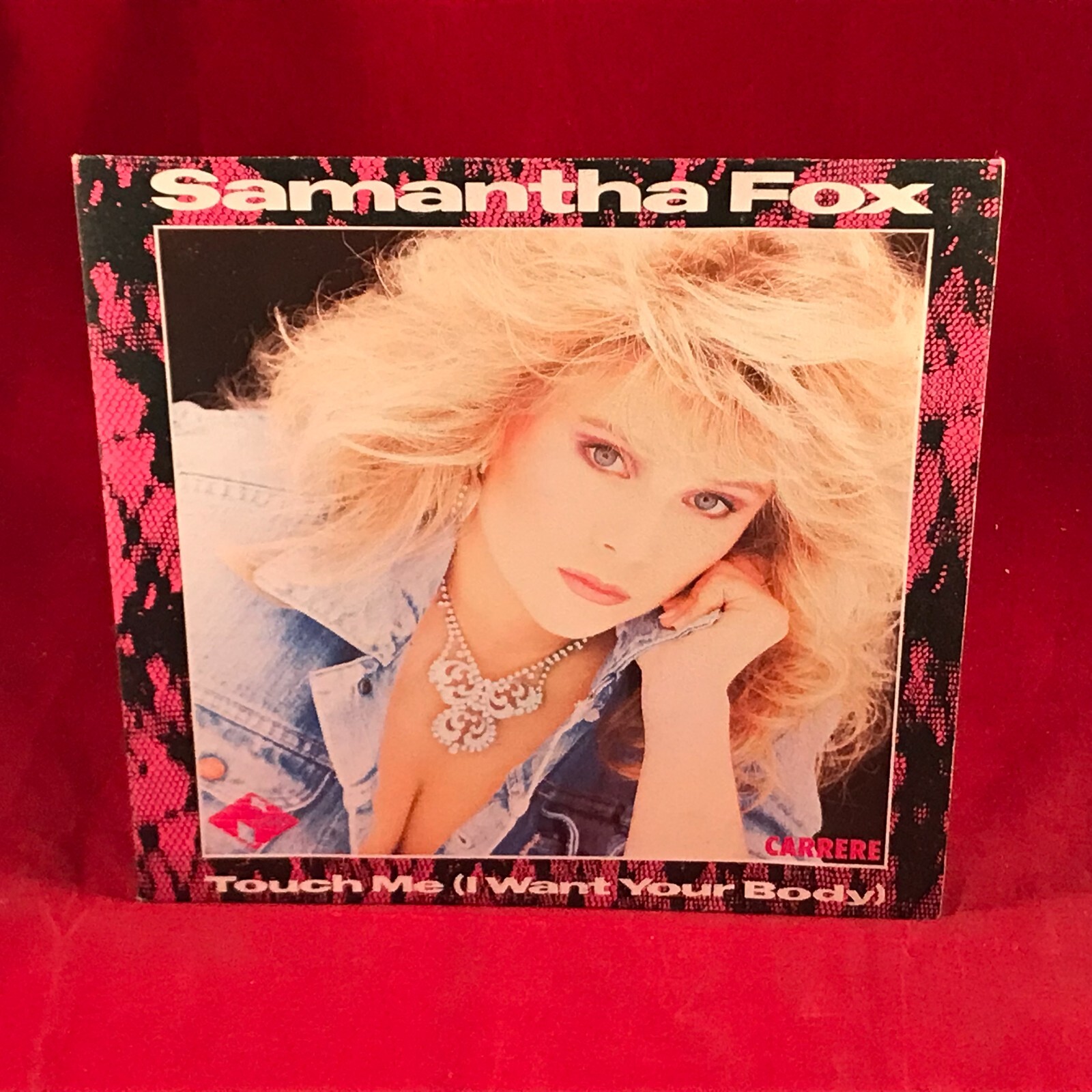 SAMANTHA FOX Touch Me I Want Your Body 1986 French 7" Vinyl single 45 Carrere A