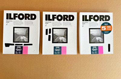 ILFORD 8X10 MGIV MULTIGRAD IV RC DELUX GLOSS PHOTO PAPER 3 Bxes 25 Ea NIB (READ)