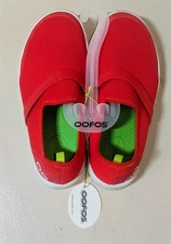 OOFOS OOmg Recovery Shoes – Red Slip-On – Women’s Size 11
