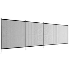 Swimming Pool Fence 4 Ft. X 12 Ft. Pool Safety Fence for Inground Removable Pool