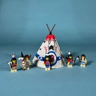 LEGO 6748 (Boulder Cliff Canyon): Full Teepee, 5 Minifigures and Accessories