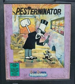 Pesterminator (Nintendo NES) HTF 5-Screw, Rare Black Cartridge - Tested & Works