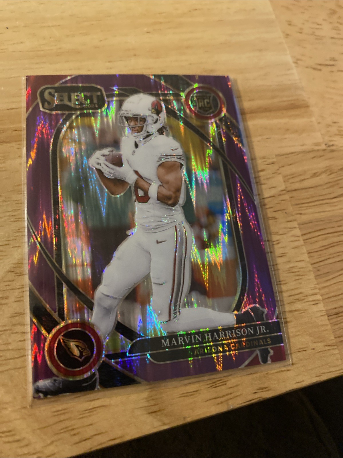 2024 Select - Club Level Marvin Harrison Jr. #219 Purple Shock Prizm /360 (RC)