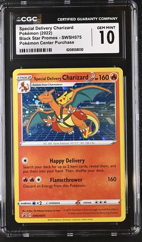 Special Delivery Charizard graded CGC 10 for sale on eBay
