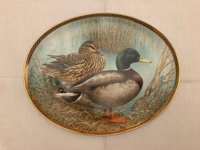 Sammelteller: Das Stockentenpärchen, Raymond Watson, 1988, Franklin Mint
