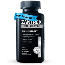 Zantrex Black – GLP-1 & Metabolism Support, Appetite Suppressant, 84 Pills