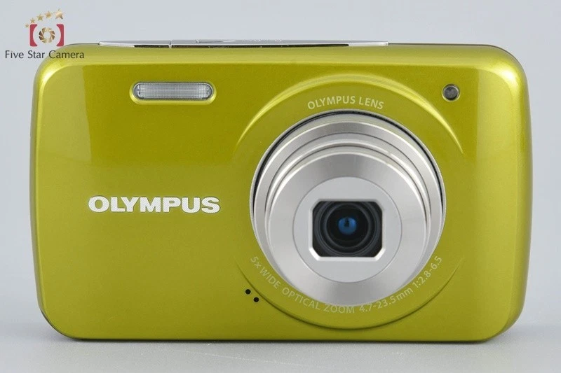 OLYMPUS VH-210 Green 14.0 MP Digital Camera w/ Box [Very Good] - Image 4 of 4