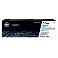 HP 206X High Yield Cyan Original LaserJet Toner Cartridge, W2111X