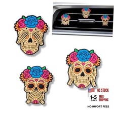 Skull Vent Clips Set For Car Cool Skull Air Freshener Skull Car Accessories Skull Vent Clips Set For Car Cool Skull Air Freshener Skull Car Accessories