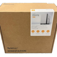 Synology DiskStation DS223j 2-Bay NAS 3.5in HDD, Ethernet/USB, White