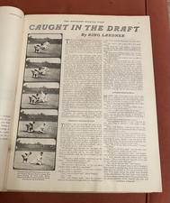 Ty Cobb, Ed Walsh, Ring Lardner, Saturday Evening Post Lot 1932 January April