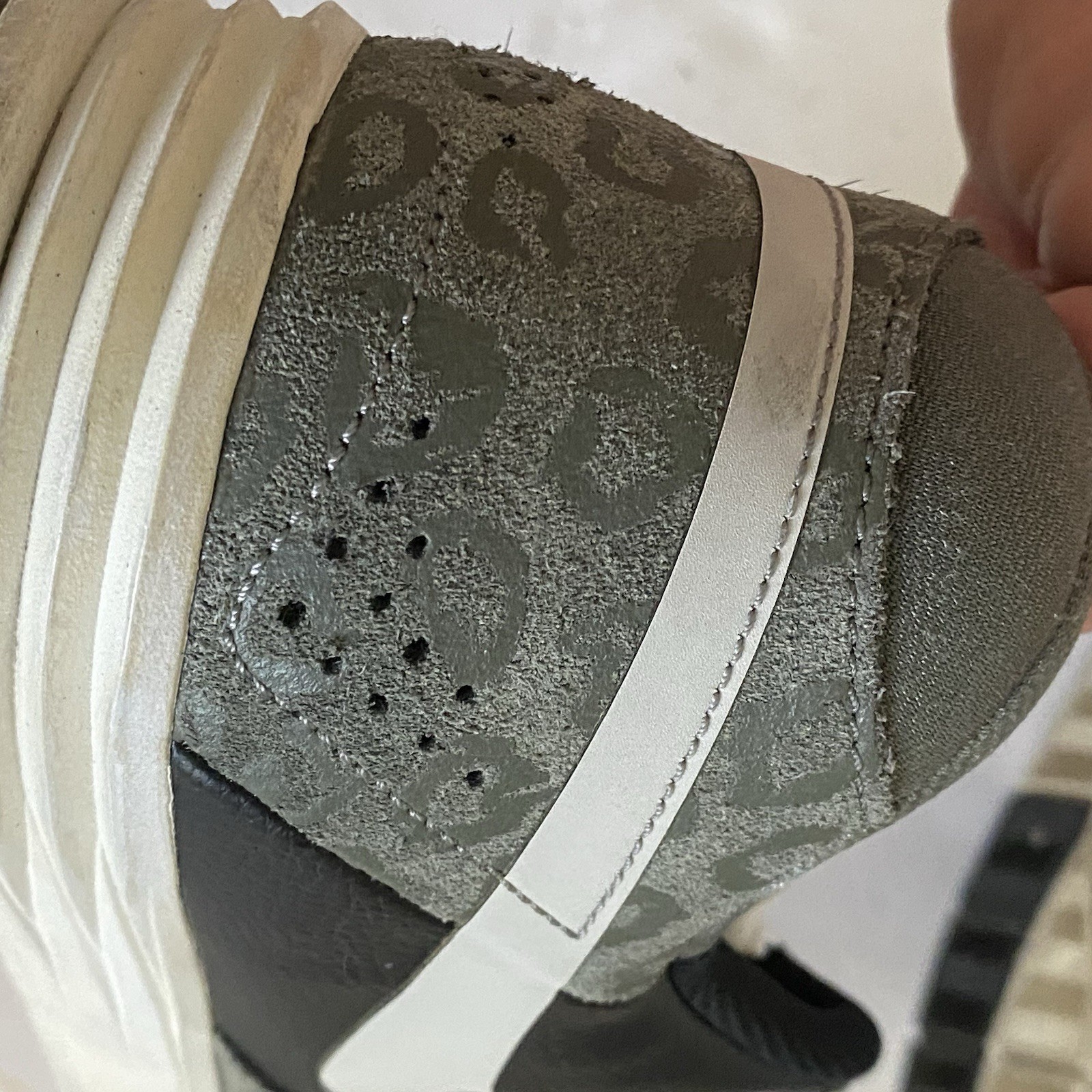 Nike SB 7 Elite Safari Green/Black Men’s 13 Used Skate Shoes Rare-Free Shipping thumbnail 9