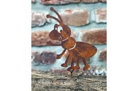 Gartenstecker Ameise Edelrost Gartendeko Dekofigur Landhausstil Tierfigur