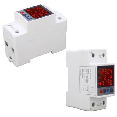 Einstellbar über Unterspannungsprotektor AC220V 63A Self -Reseting -Gerät