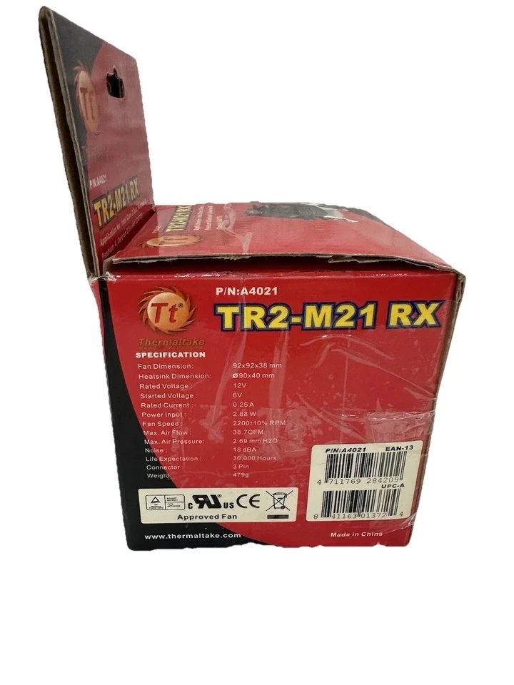 Thermaltake TR2-M21 RX Reversed Cooling Fan/Heatsink (Socket LGA775) New Open B. - Image 3 of 4