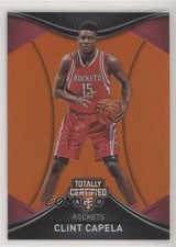 2016-17 Panini Totally Certified Orange 5/60 Clint Capela #90 0z6