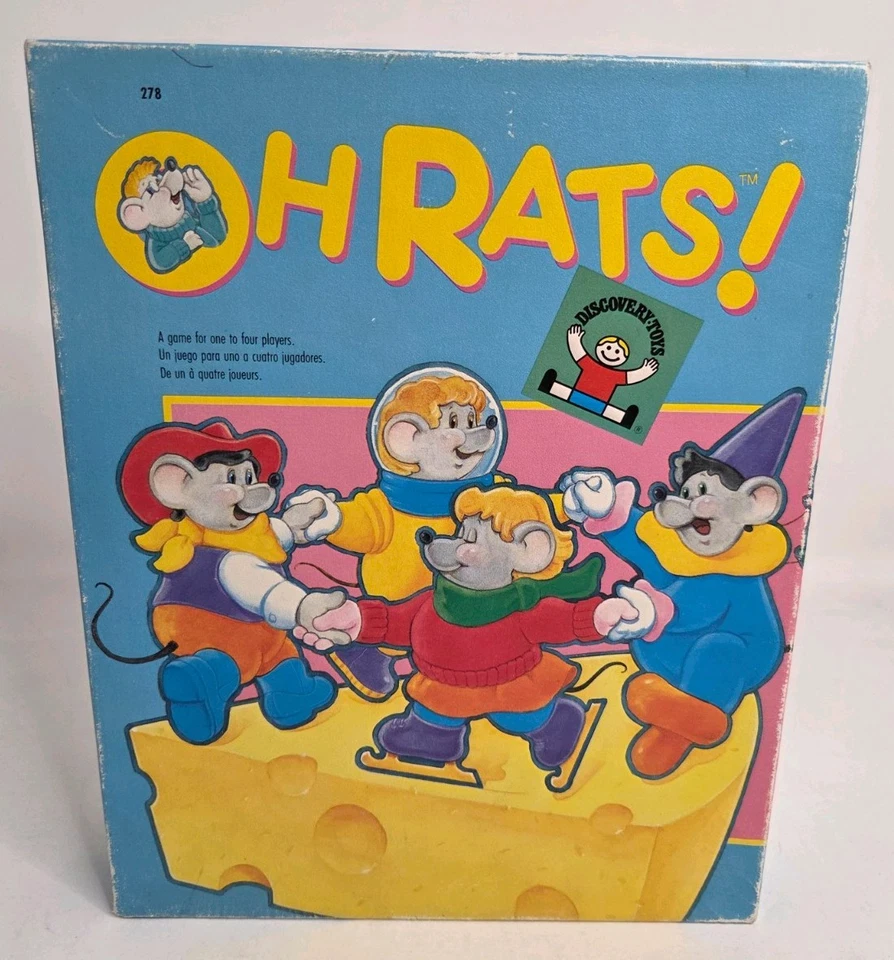 Oh Rats Boardgame 1988 Edition Discovery Toys USA Complete Vintage Excellent Con - Image 2 of 4