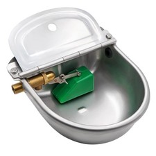 Automatic Dog Water Bowl Dispenser 85oz, 304 Stainless Steel Self-Filling Bowl w