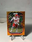 2022 Panini Prizm Patrick Mahomes Prizm Orange Laser Chiefs