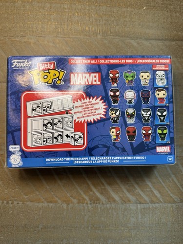 Funko Bitty Pop! BRAND NEW! Spider-Man with RAREST CHASE B/W Spider-Man - Picture 2 of 2