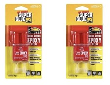 THE ORIGINAL SUPER GLUE 5 Min Setting CLEAR EPOXY 1900 PSI / US SELLER  1 Count
